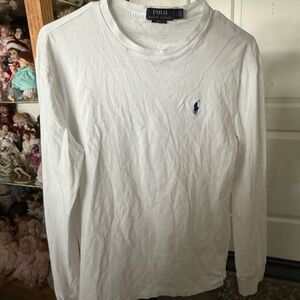Polo by Ralph Lauren White Long Sleeve Shirt Size Small
